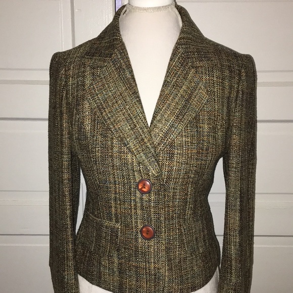 Silk Knit Blazer Petite 8 - Picture 2 of 8